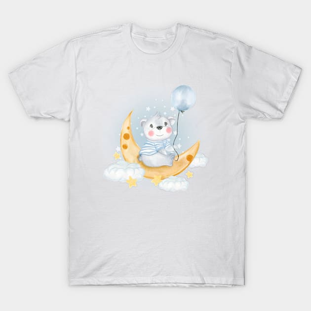 Bear Cute T-Shirt by Hashop